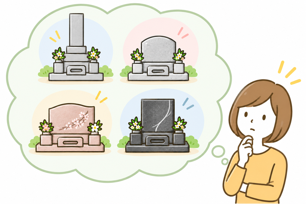 墓石の印象を決めるデザインのポイント