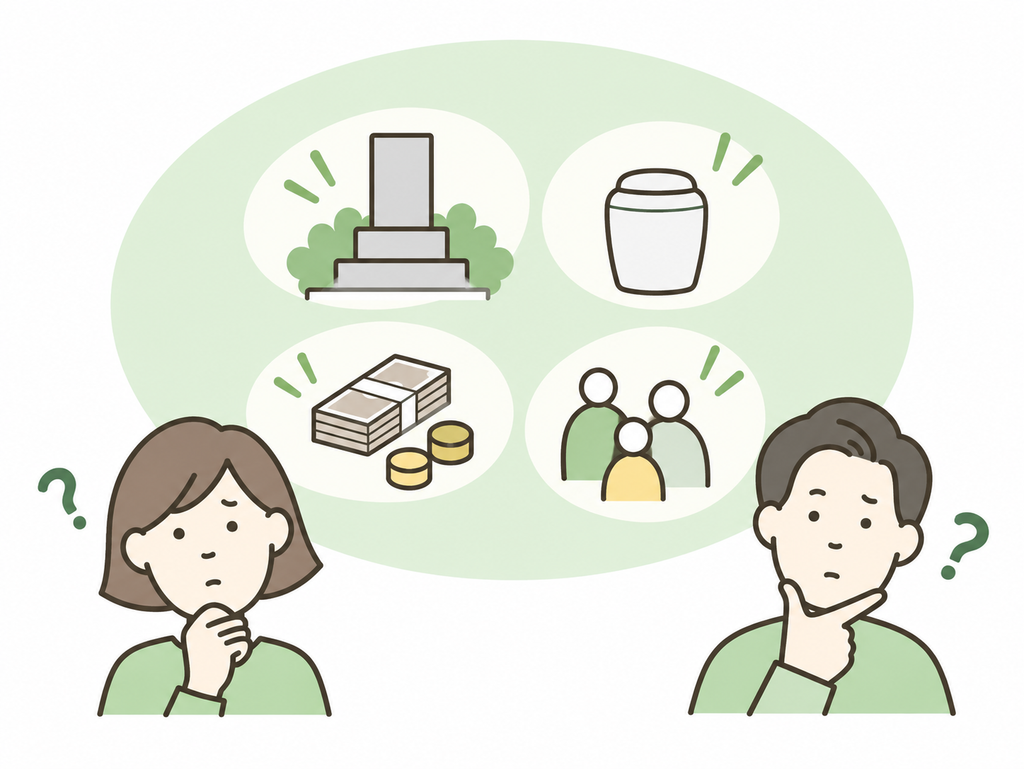 改葬先を選ぶ前に考えておきたいポイント